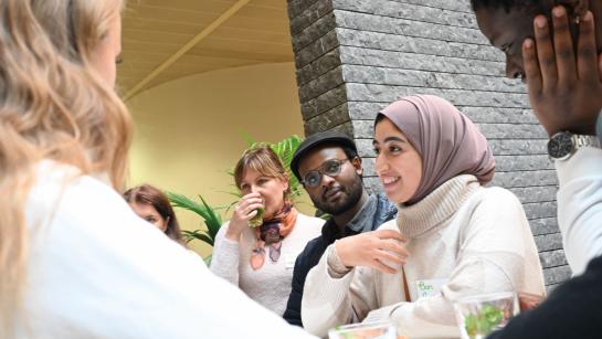 BabbelBon deelnemers in gesprek
