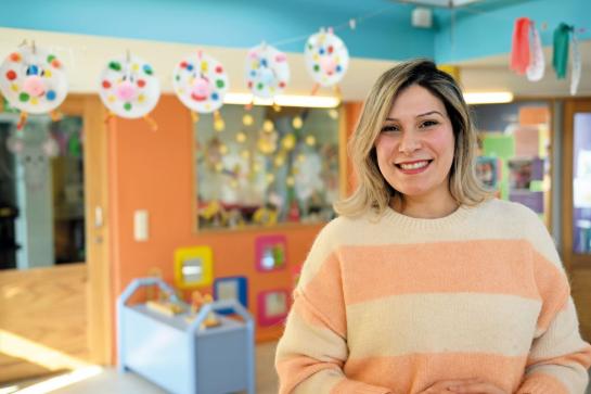 Rihab Smida in kindercreche