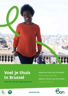 Cover van de Bon-brochure 'Voel je thuis in Brussel' - Jolie in Brussel